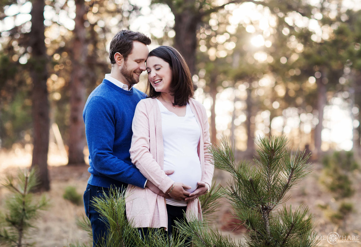 Colorado Maternity Photographer Forest of Lookout Mountain