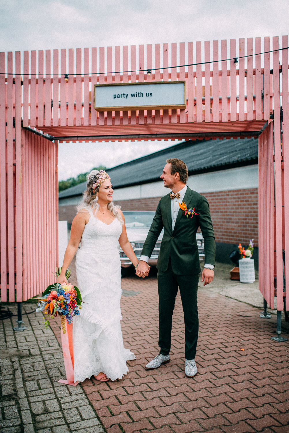 Bruiloft Marlous & Michael - Pink Wedding - Te Leuk Trouwen- Romy Dermout Photography-351