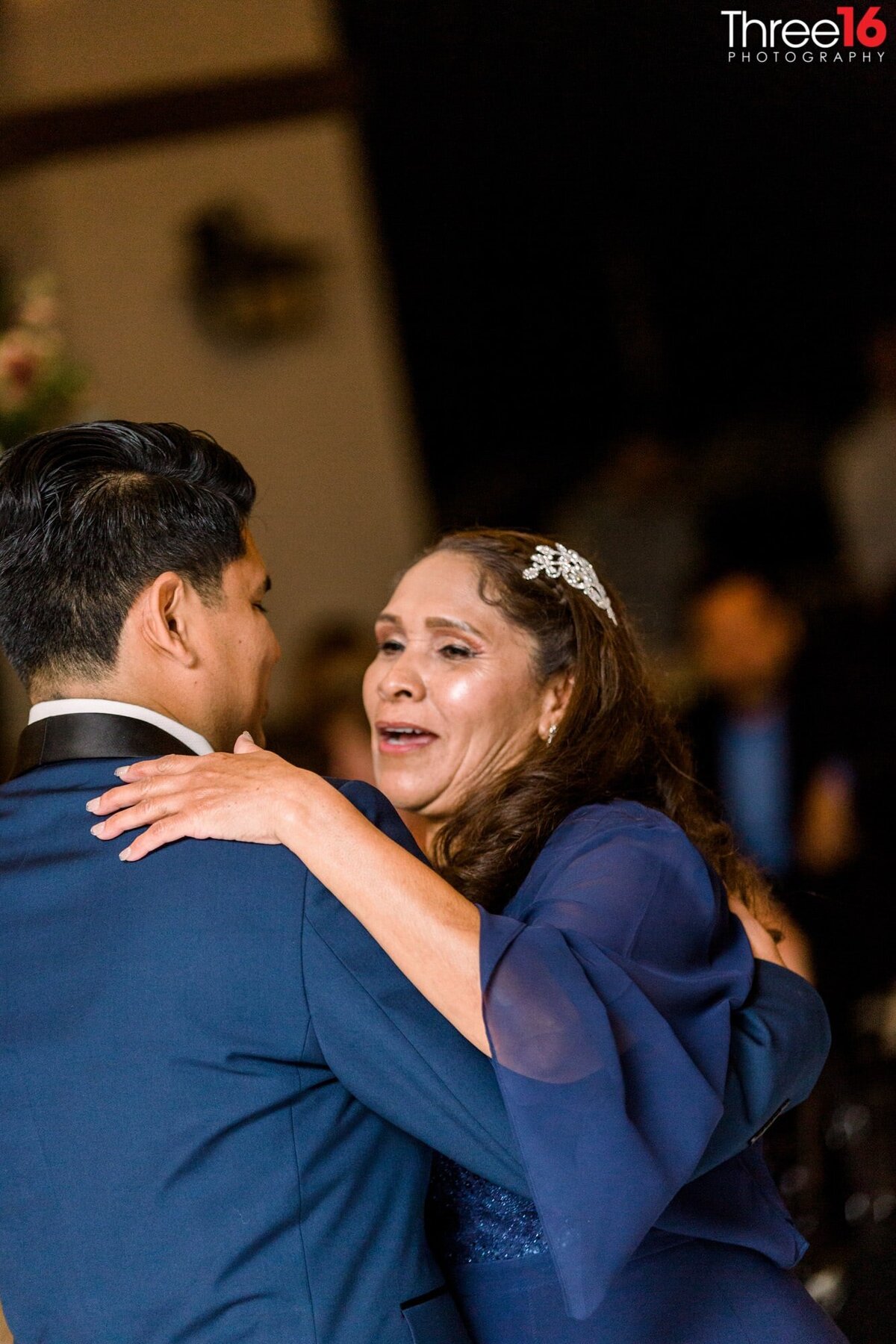 Groom shares a special dance with his mother on his wedding day