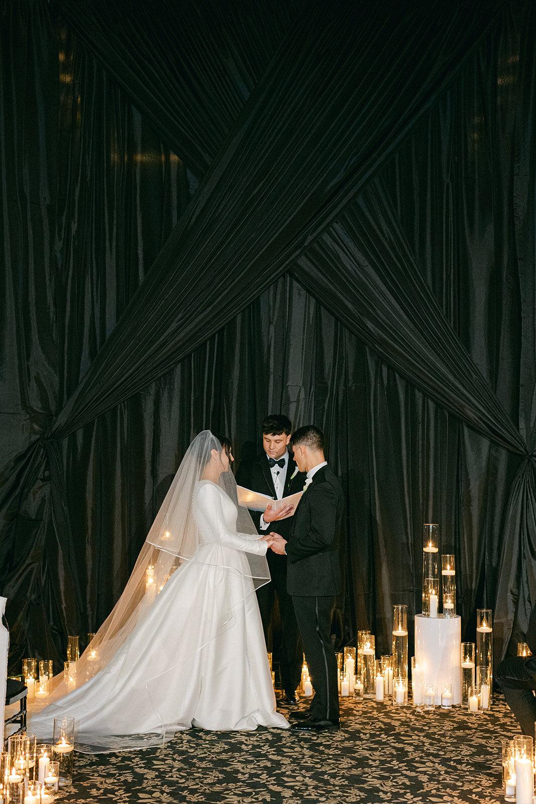 Romantic wedding reception at The Pennsylvanian, iconic Pittsburgh wedding venue