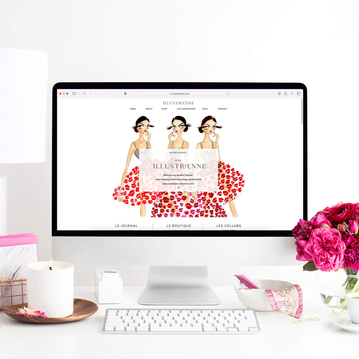 chic-feminine-website-design-for-illustrienne-by-fig-2-design