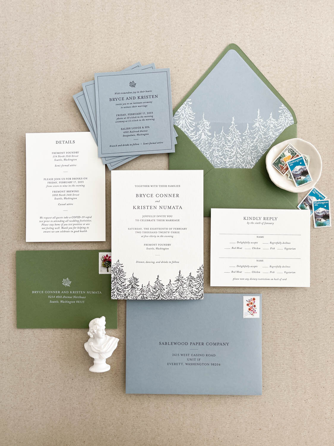 letterpress timeless winter trees pnw wedding invitations-2