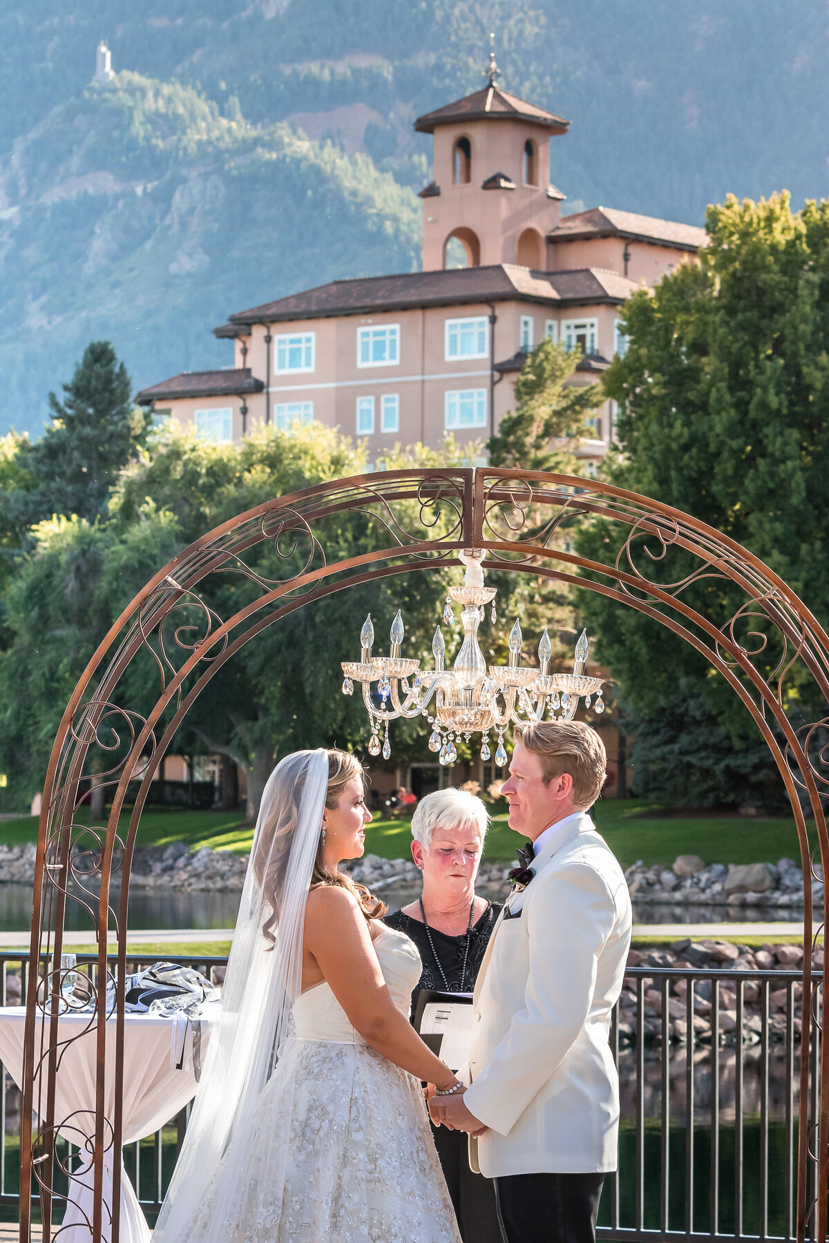 Lakeside Terrace Wedding Ceremony, Broadmoor, Colorado
