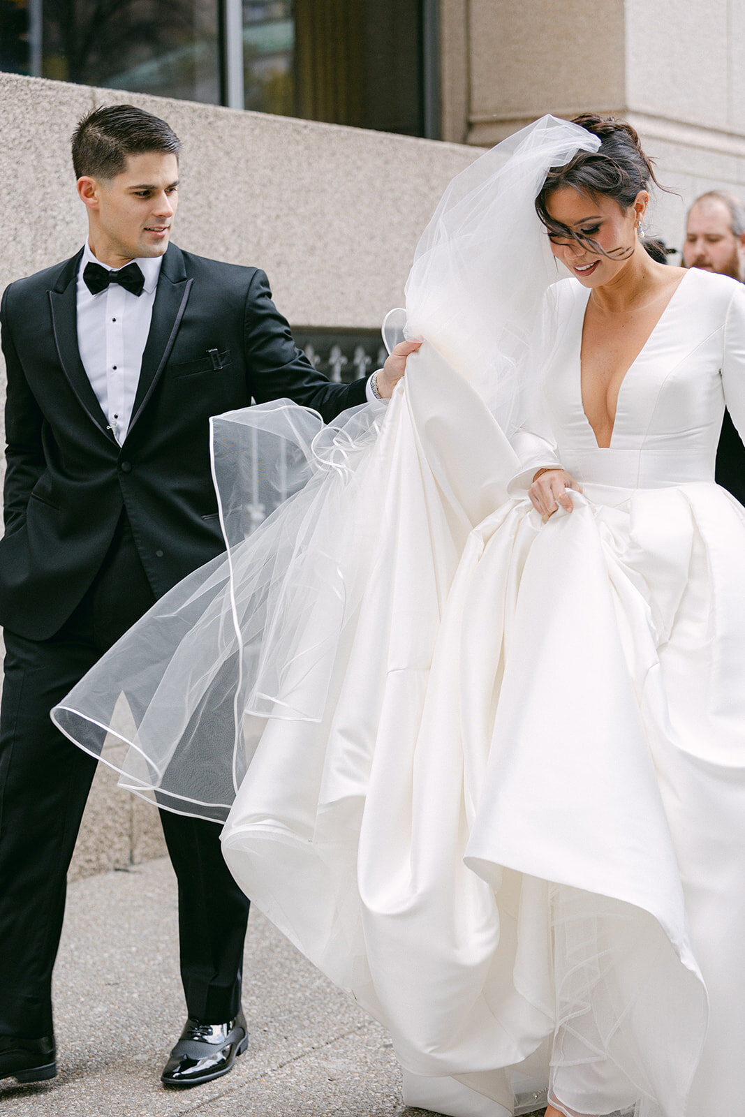 Romantic wedding reception at The Pennsylvanian, iconic Pittsburgh wedding venue
