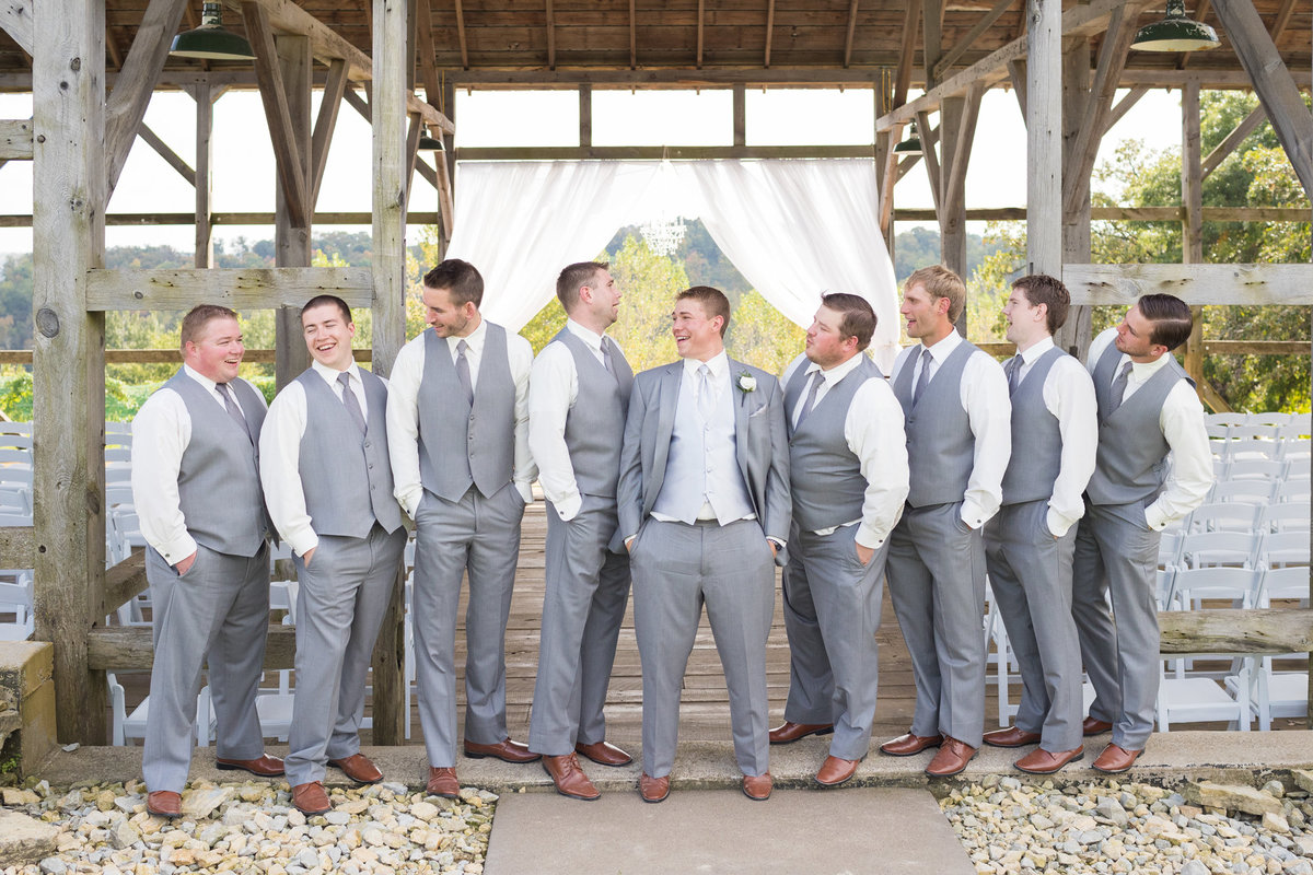 cannon river vineyard with these groomsmen
