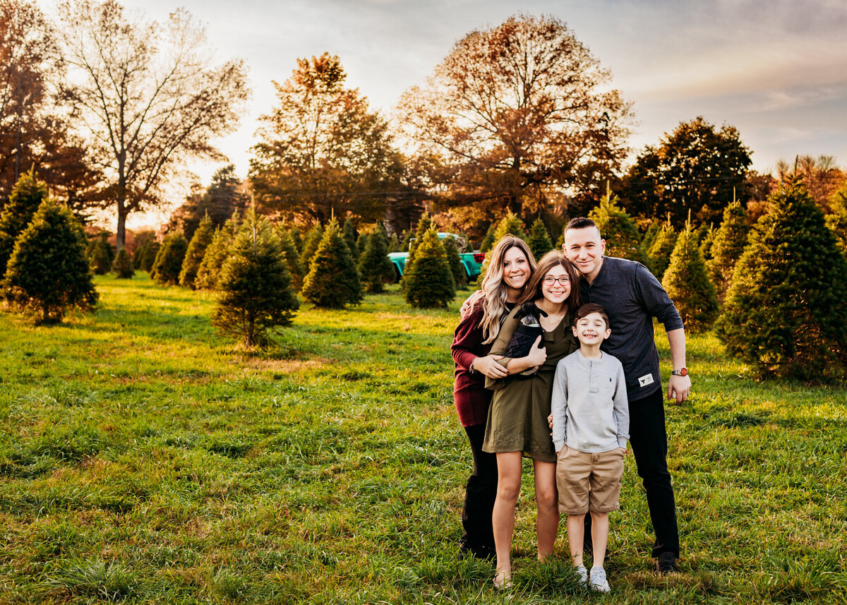 family photography hunterdon country christmas time