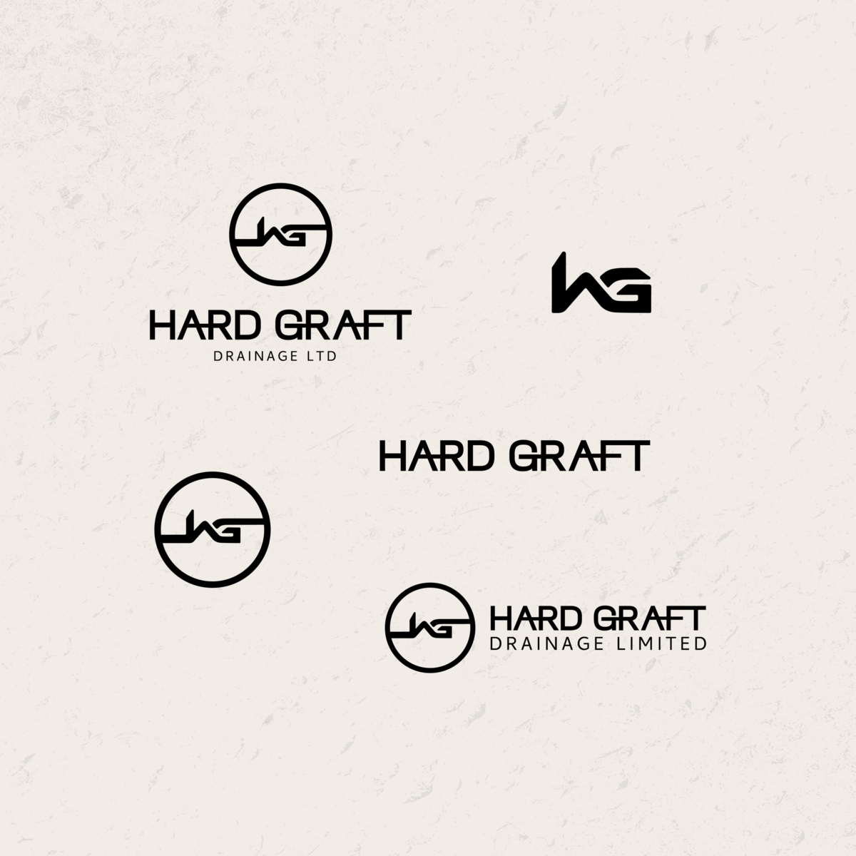 Hard Graft Drainage Logos