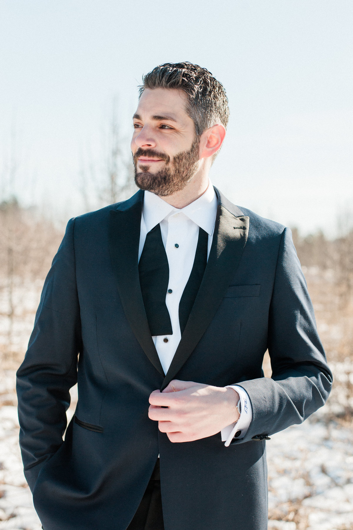 groom-blue-suit-bow-tie-photo