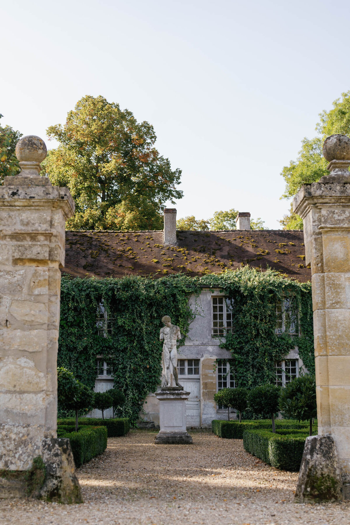 beautiful garden t Château de Villette