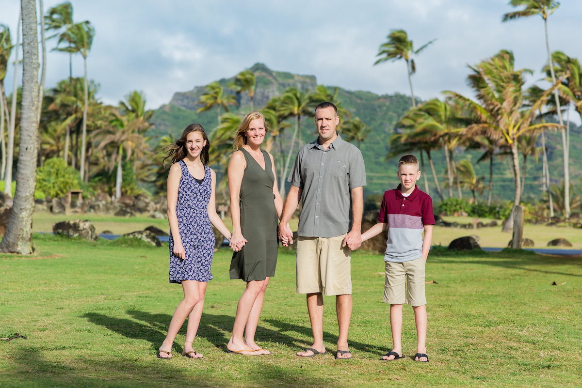 family portraits on kauai