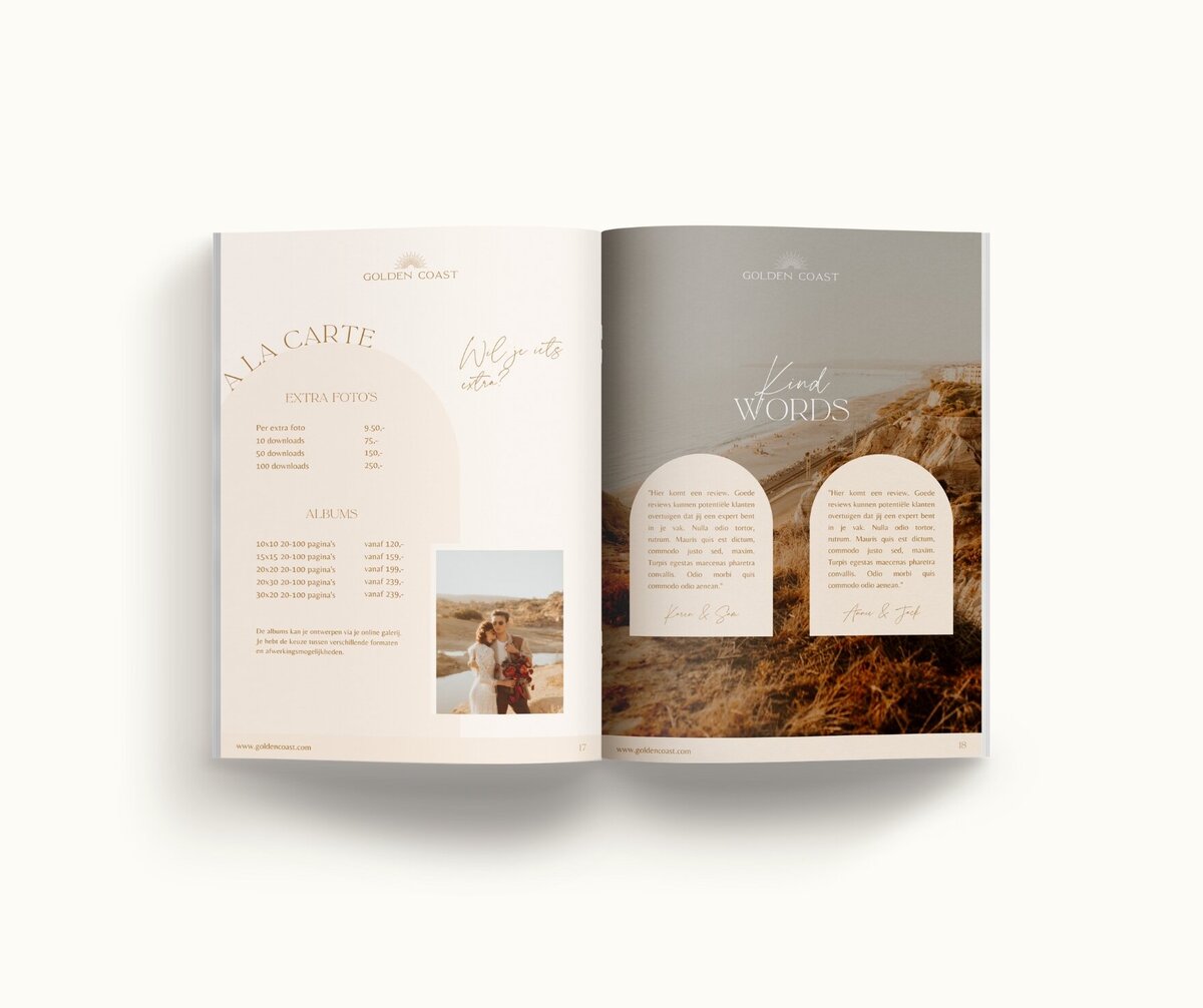 Canva brochure template Golden Coast 10