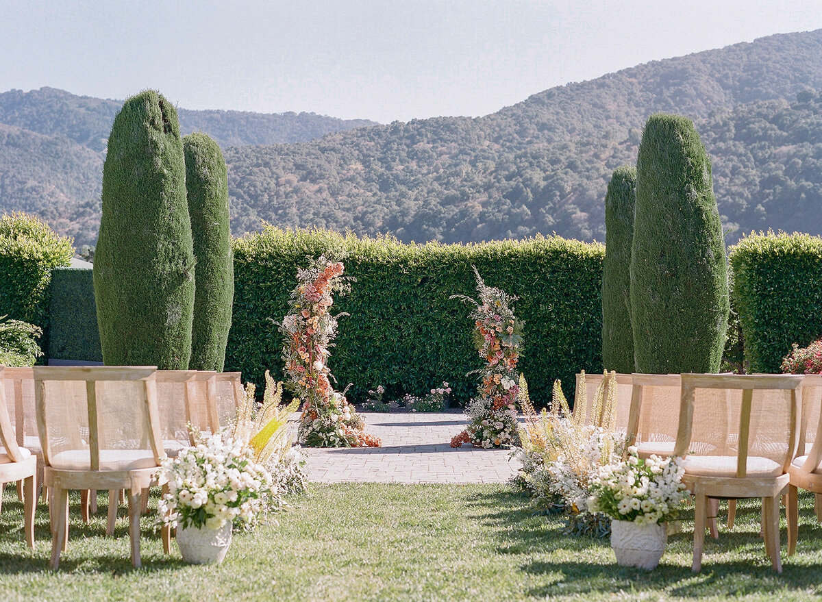 Bernardus Carmel Wedding summer ceremony