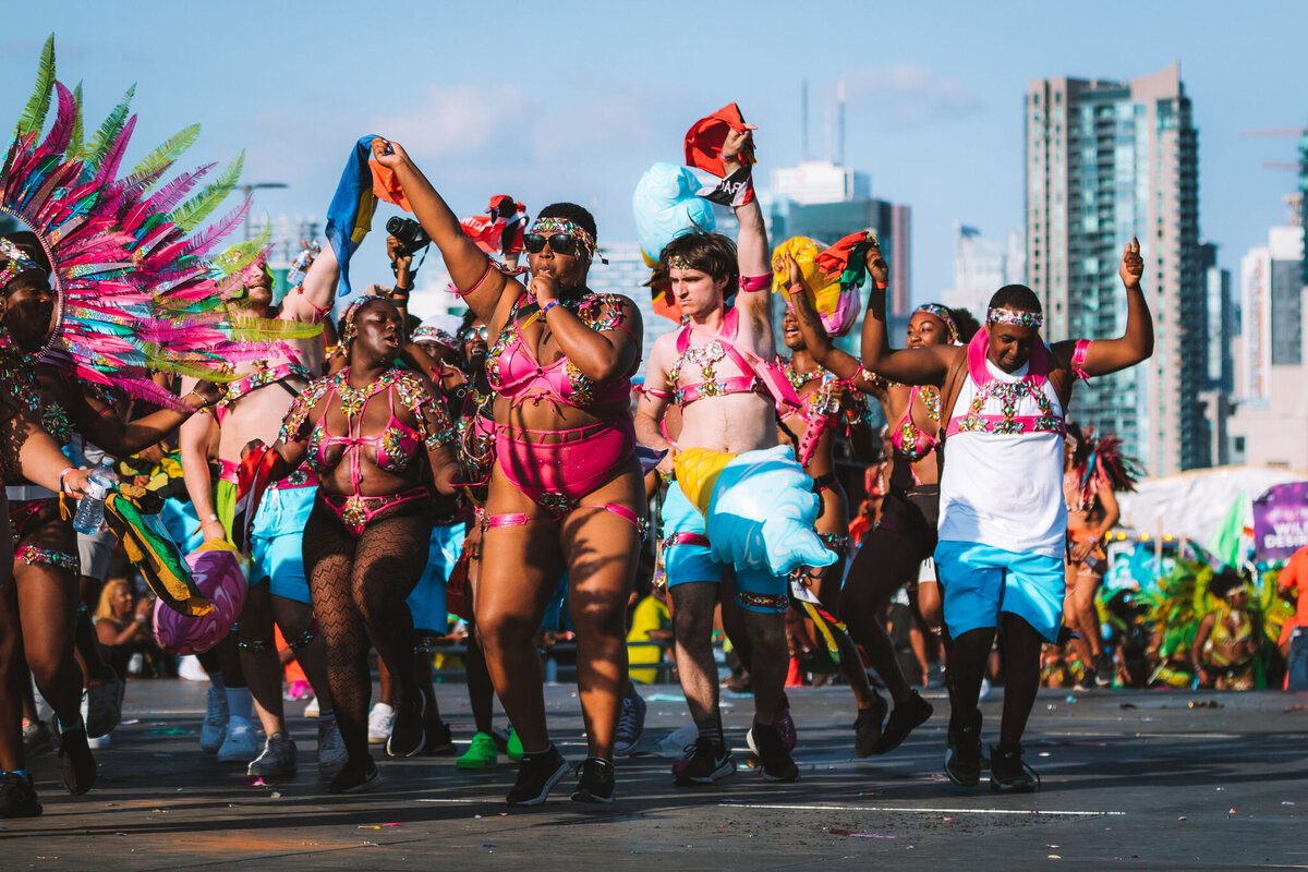 Photos of Masqueraders from Toronto Carnival 2023 - Sunlime Mas Band - Medium Band of The Year 2023-037