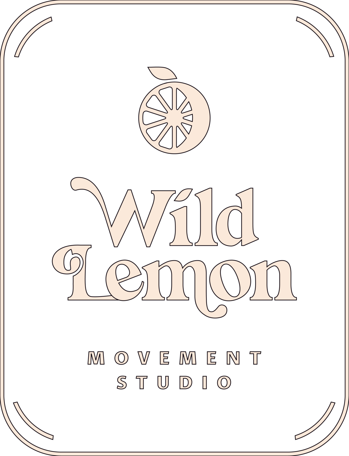 WL Movement studio stacked sign - cloud