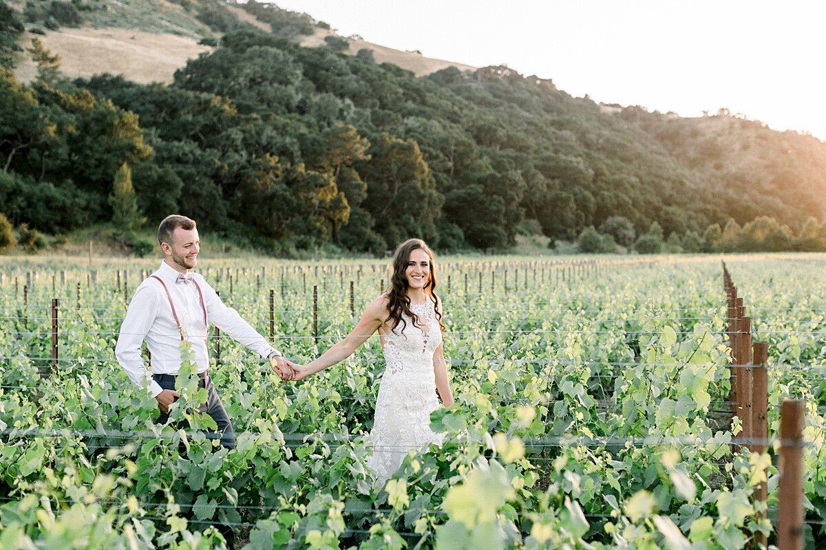 Wedding photography at sunstone winery in Santa Barbara.