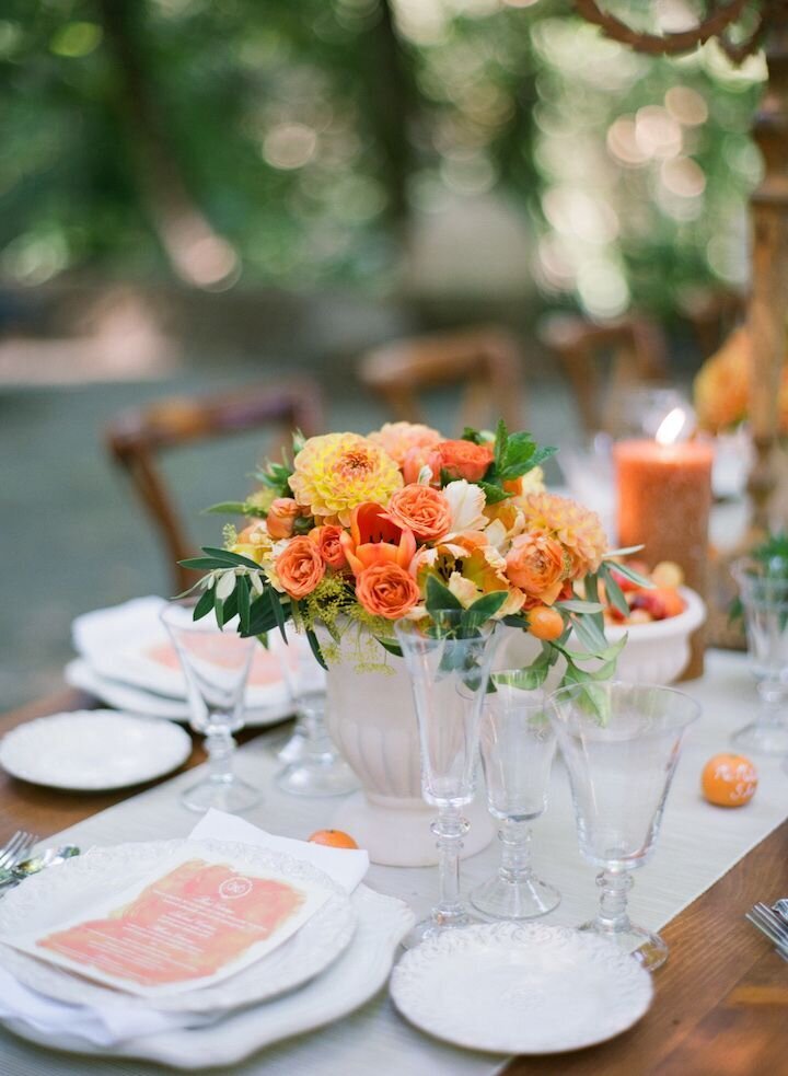 Anderson Ranch Wedding Table Details TTWD