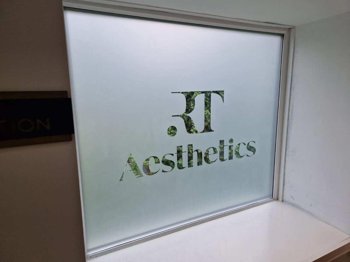 ellis-signs-aesthetics-salon-window-frosting-newcastle-gateshead-north-east