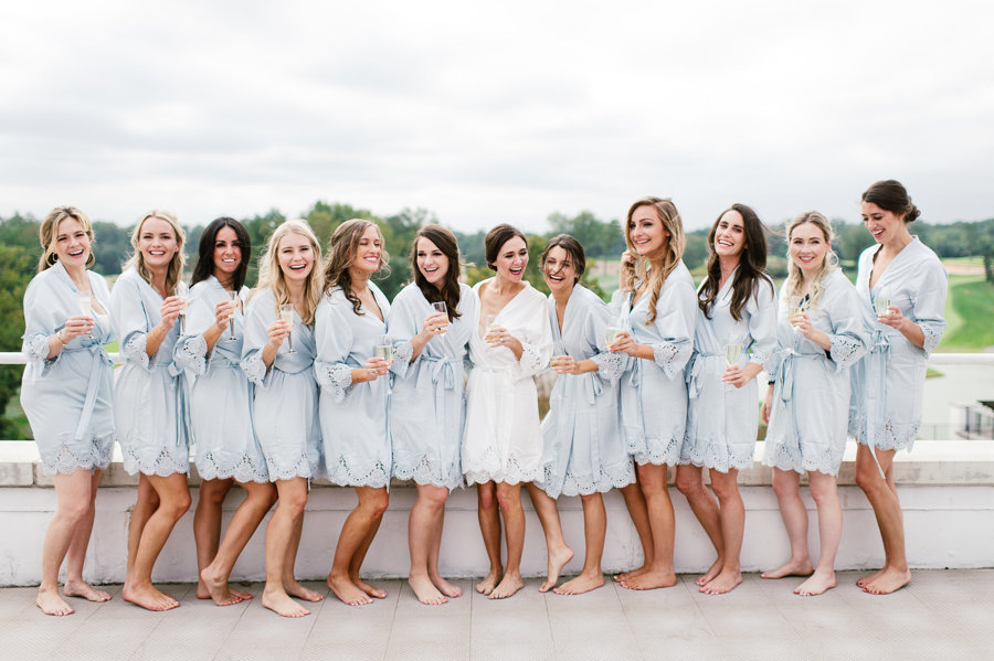 Bridesmaids-Light-Blue-Robes-Congressional-Country-Club