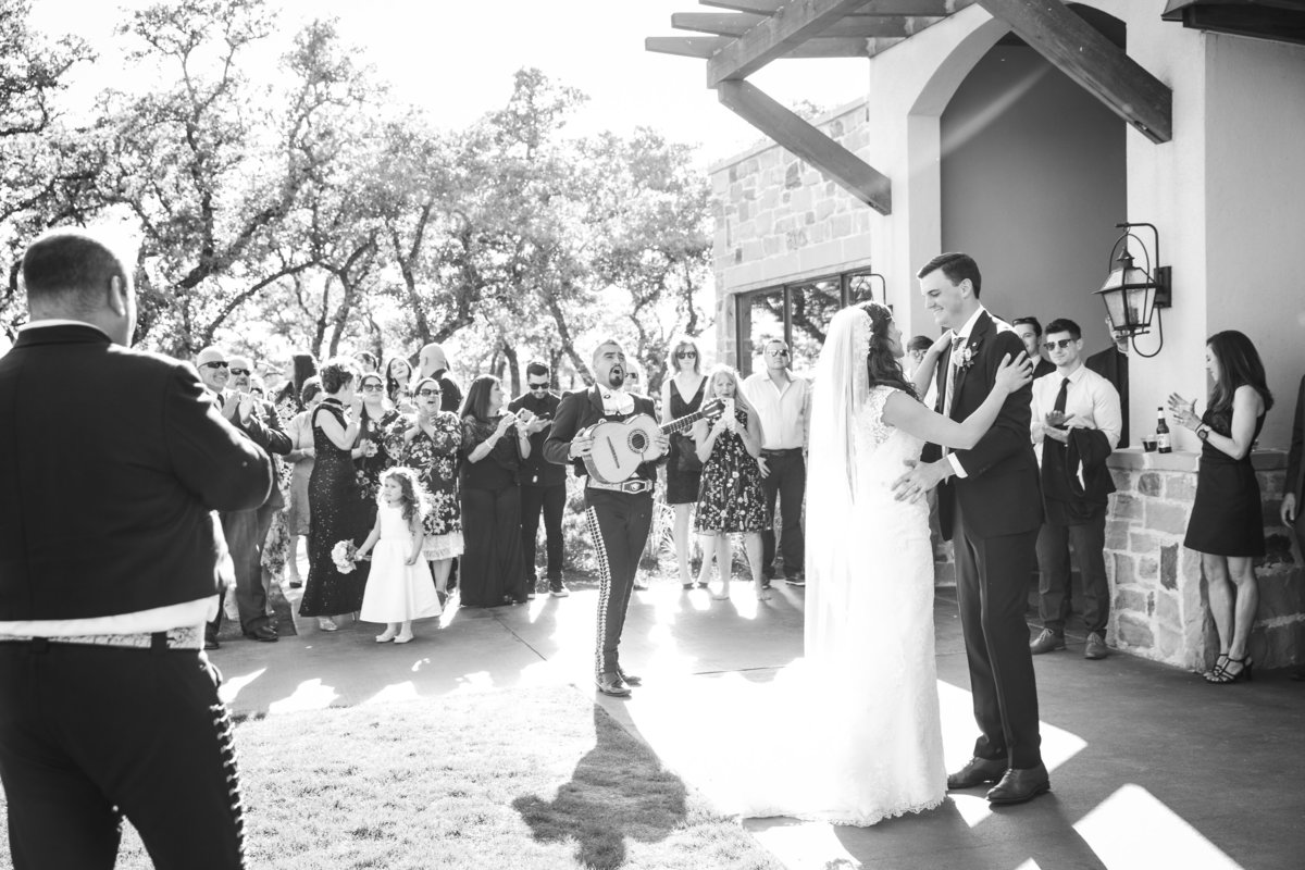 canyonwood ridge wedding photographer bride groom dancing mariachi 250 S Canyonwood Dr, Dripping Springs, TX 78620