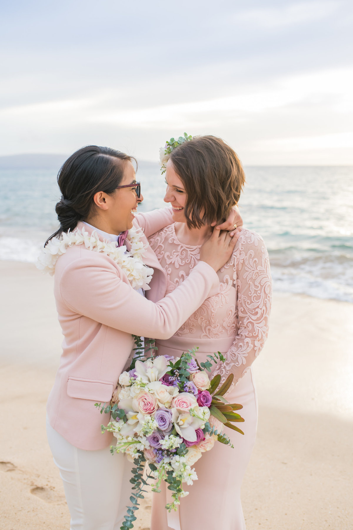 Same Sex Maui wedding photography