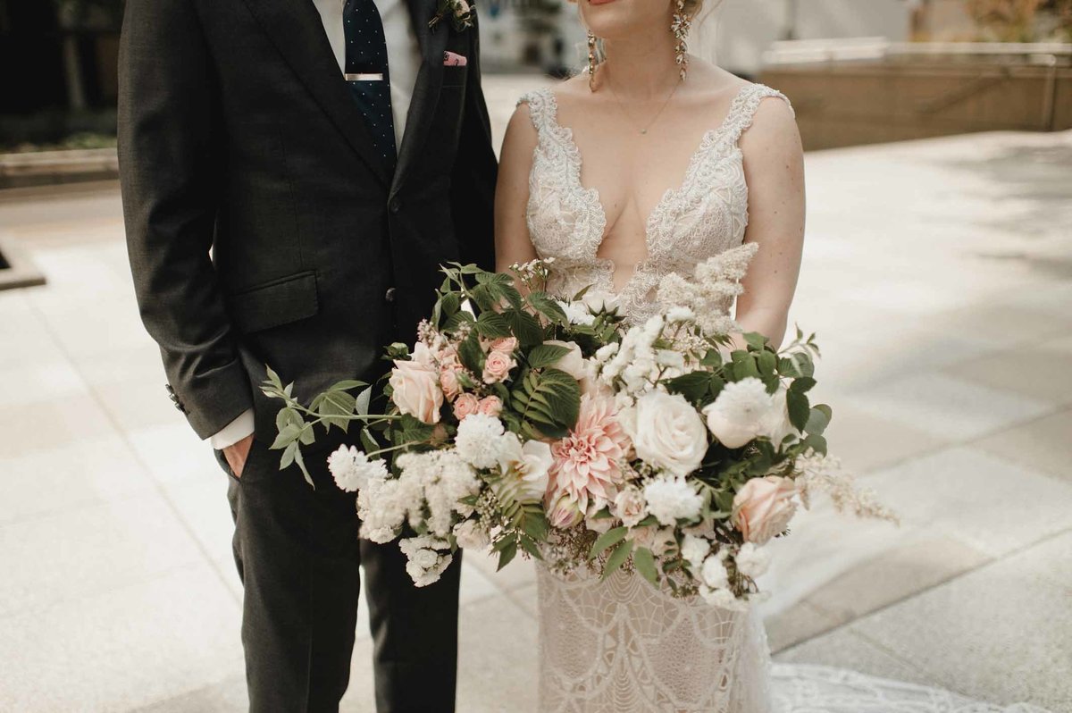 Mallory and Patrick had a luxury wedding designed by Flora Nova Design in Seattle