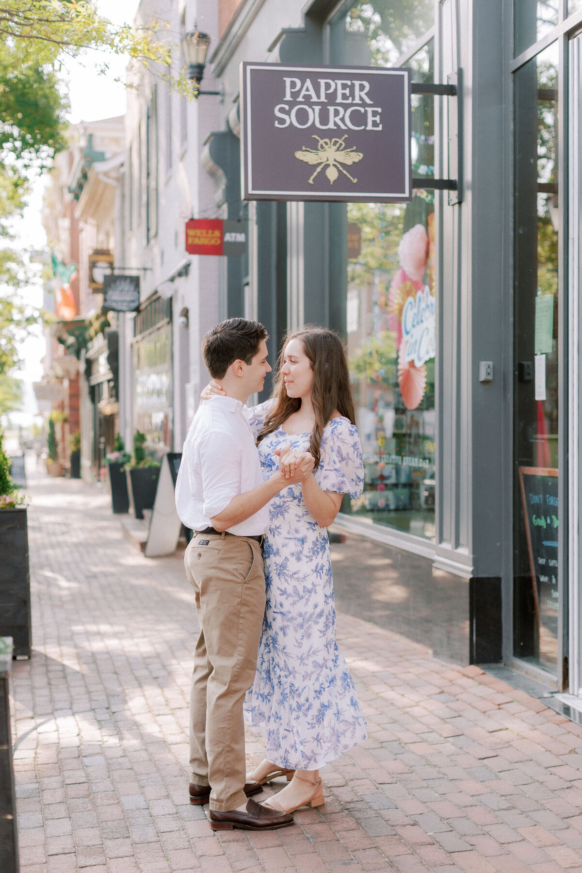 Old Town Alexandria Engagement Session - Katie Annie Photography-5211