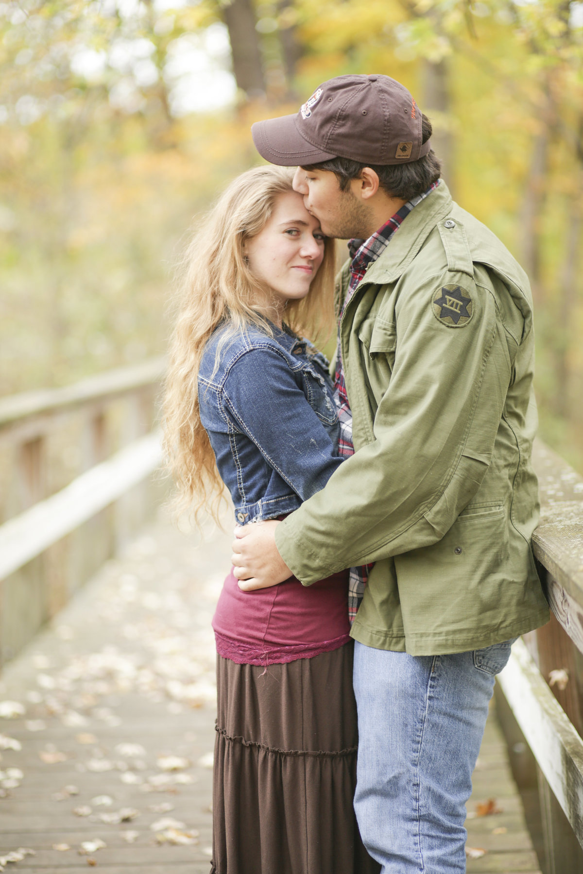 Reade and Rebacca have a fall engagement session in Greenville Pa.