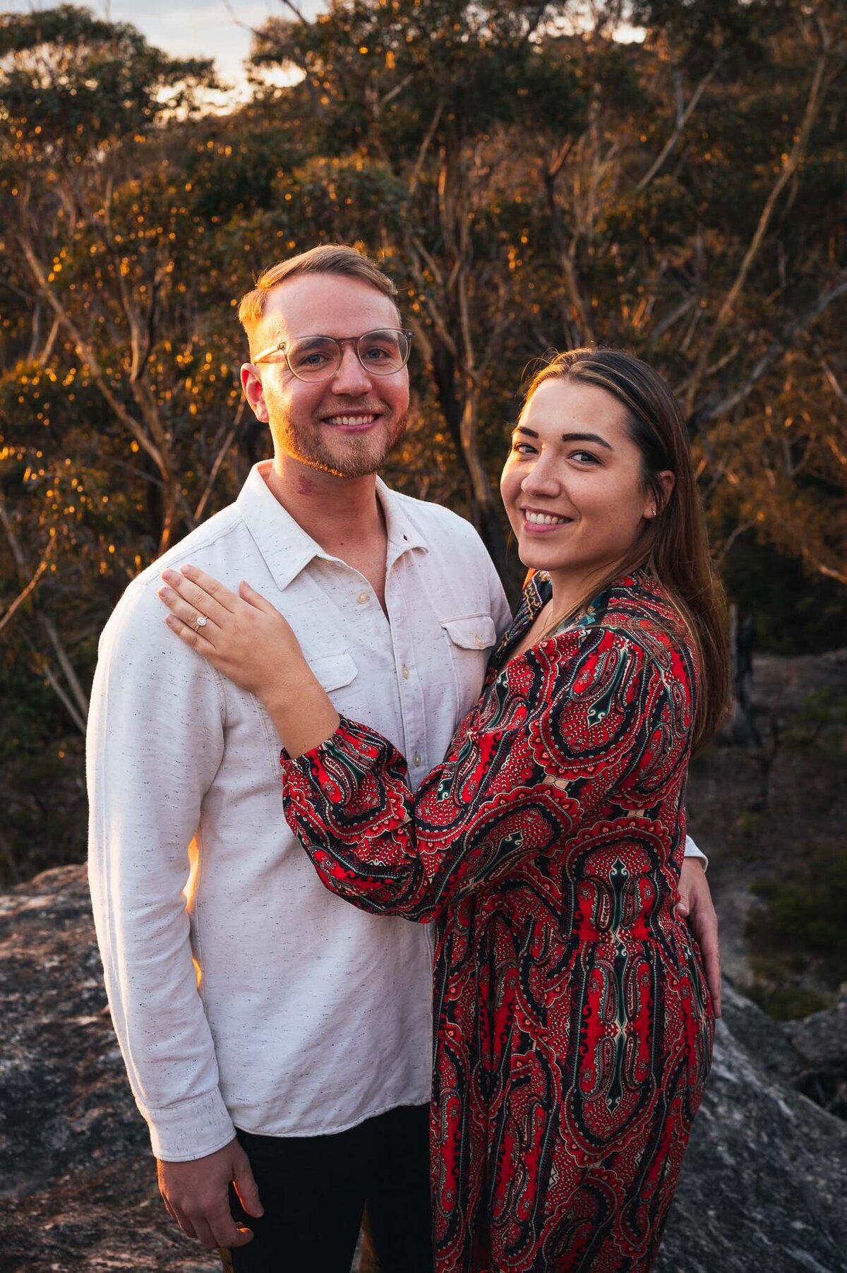 Blue Mountains Sunset Proposal Photography-16