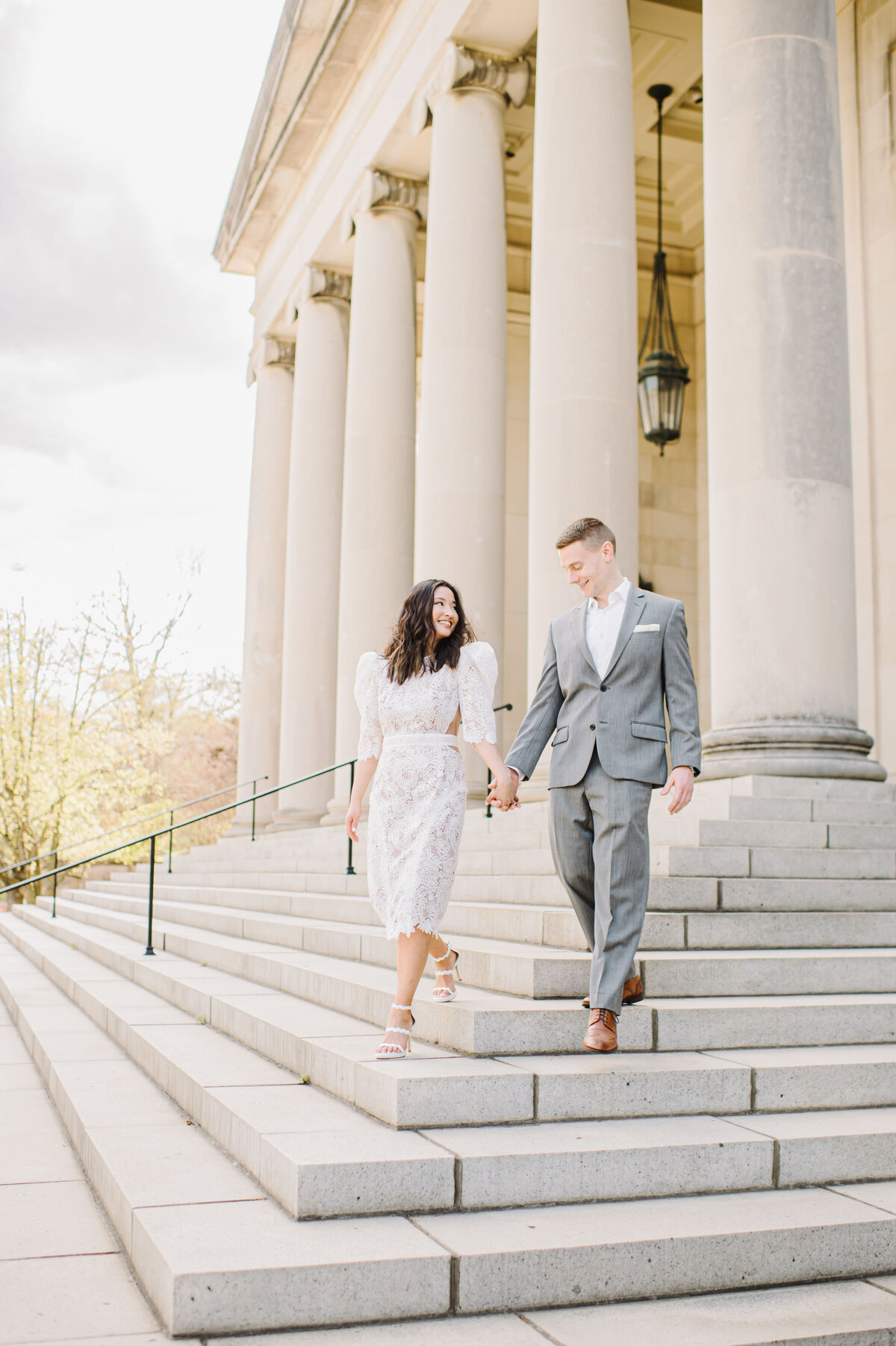 Stylish BMA engagement session Baltimore l hewitt photography-2