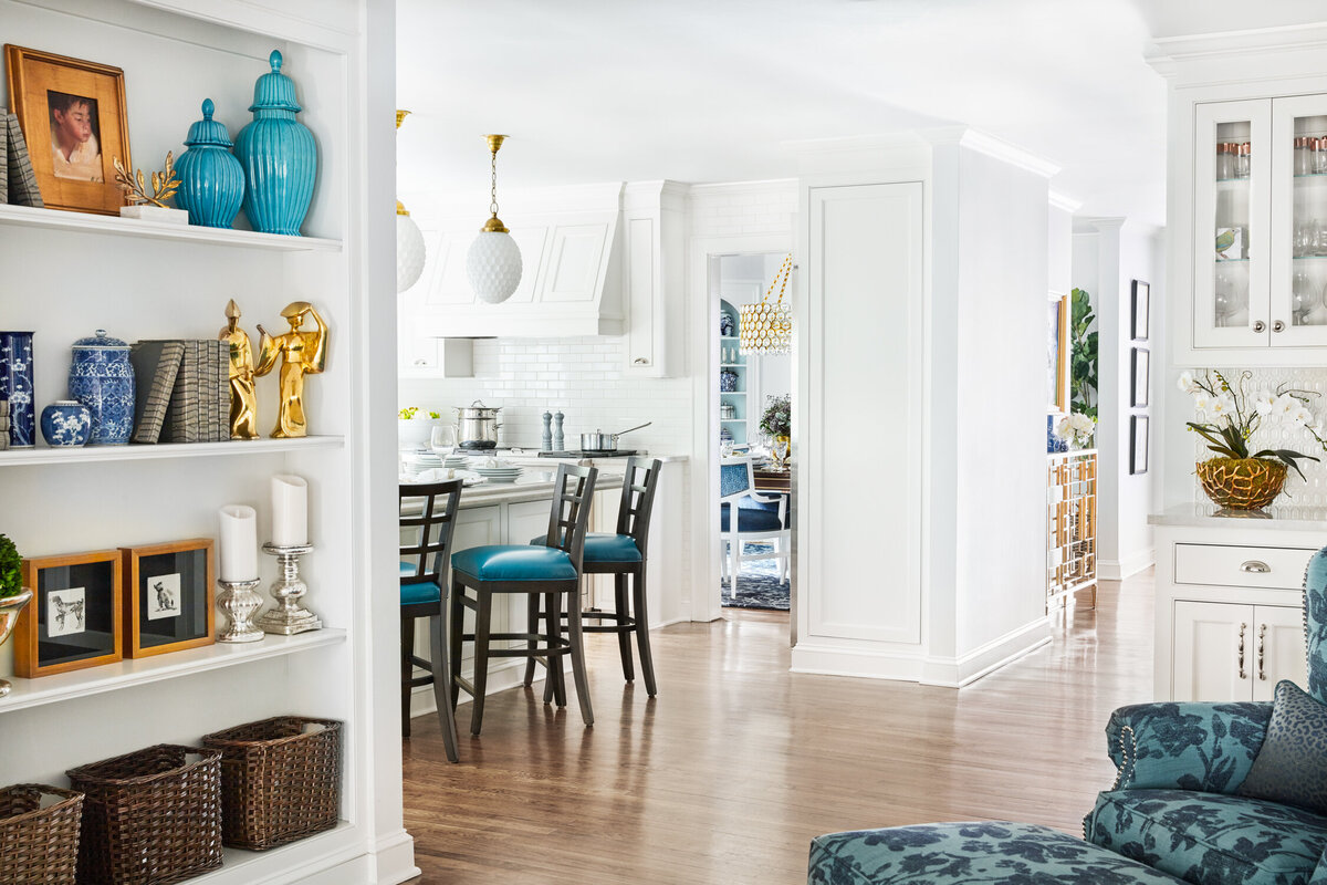 Panageries Residential Interior Design | Vibrant Classic Bungalow Built In Decor