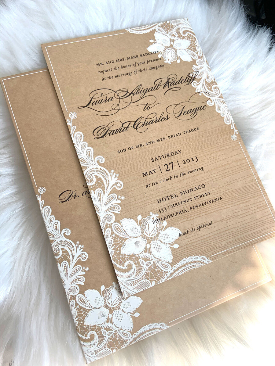 wedding stationery custom invitation suite plume and stone 71