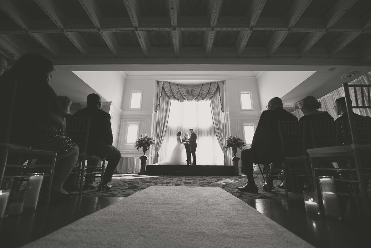 Wedding ceremony at The Inn at New Hyde Park