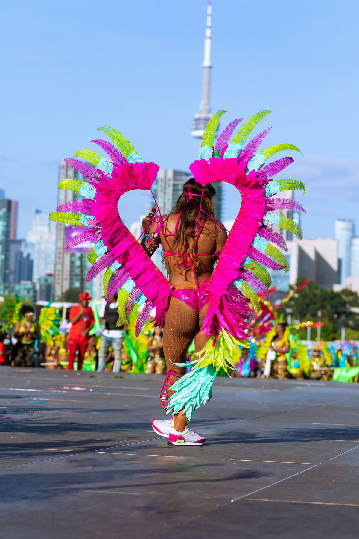 Photos of Masqueraders from Toronto Carnival 2023 - Sunlime Mas Band - Medium Band of The Year 2023-028