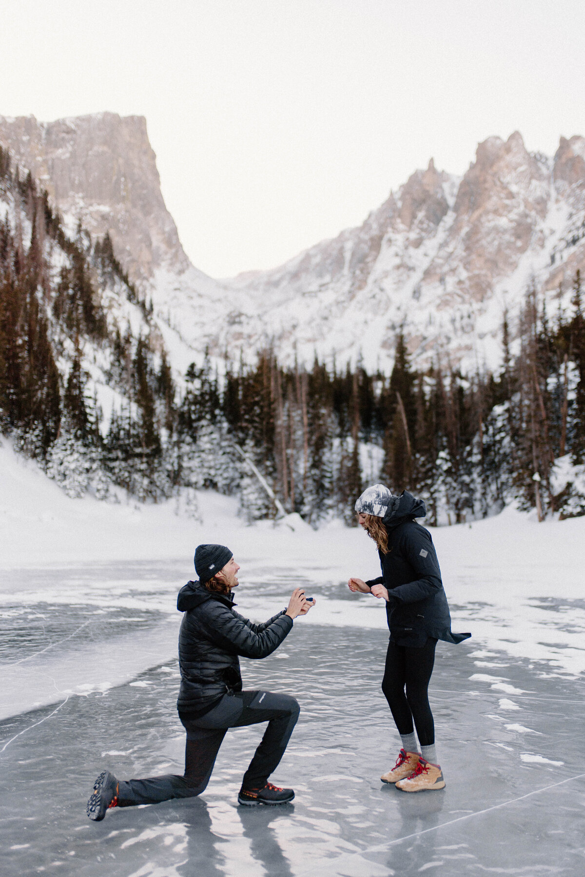 proposal in rocky mountain national park near denver colorado