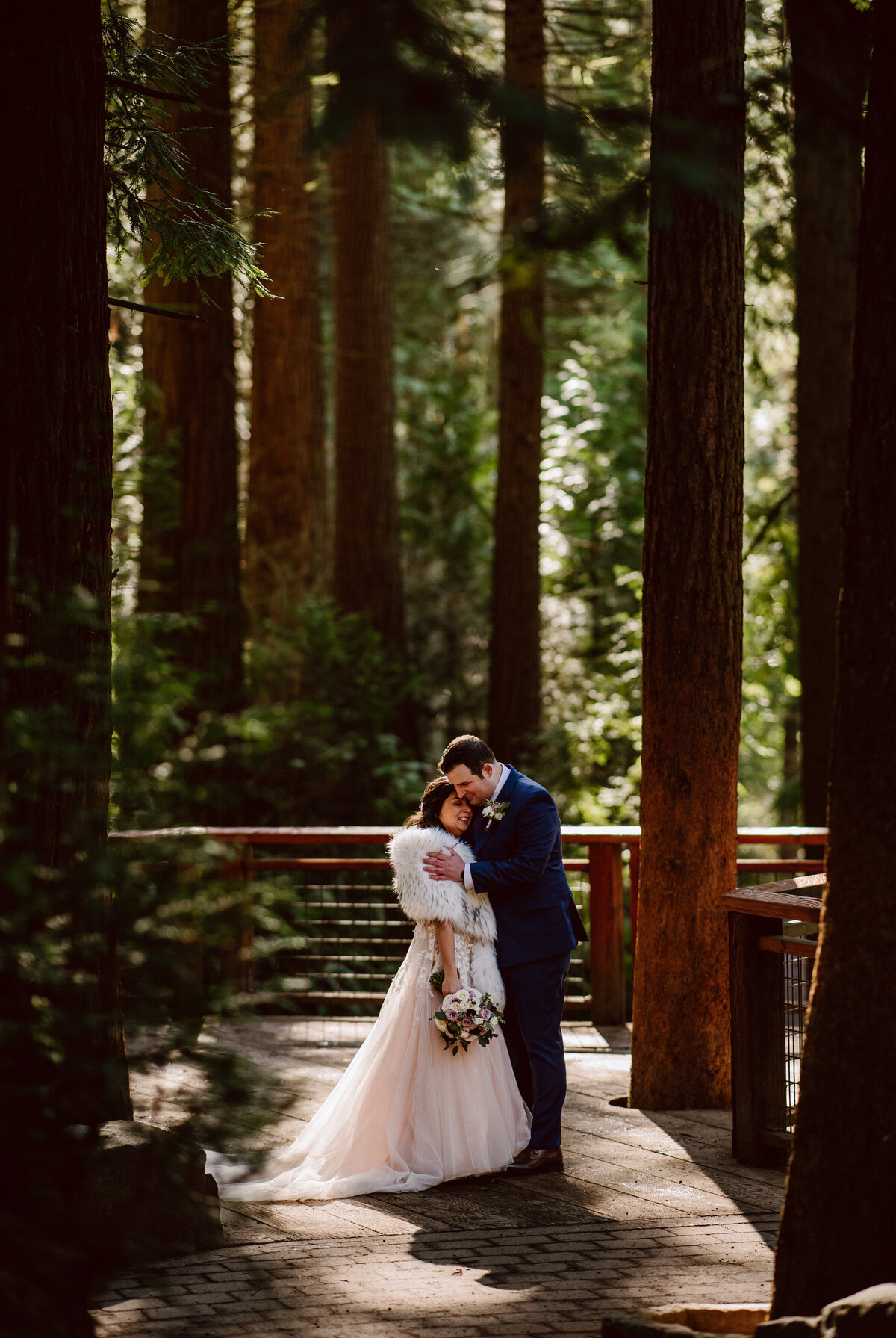 Redwood Deck Portland wedding