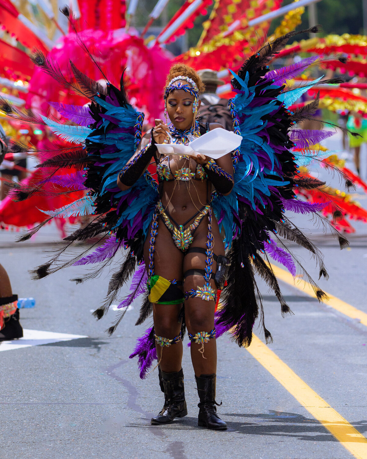 Photos of Masqueraders from Toronto Carnival 2023 - Sunlime Mas Band - Medium Band of The Year 2023-155