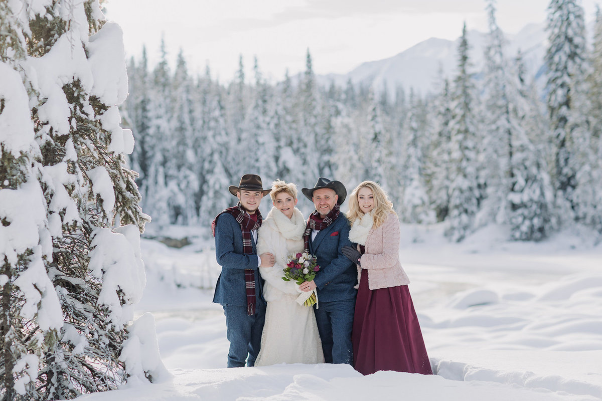 nordegg winter wedding photography