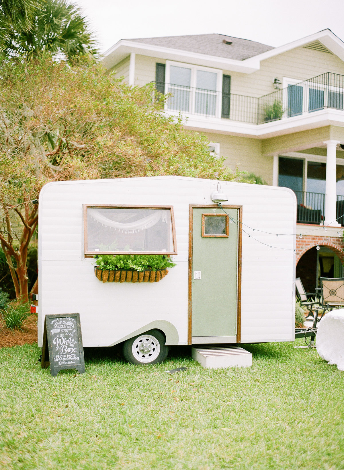 Charleston Photo Booth Mini Camper Lil White Box
