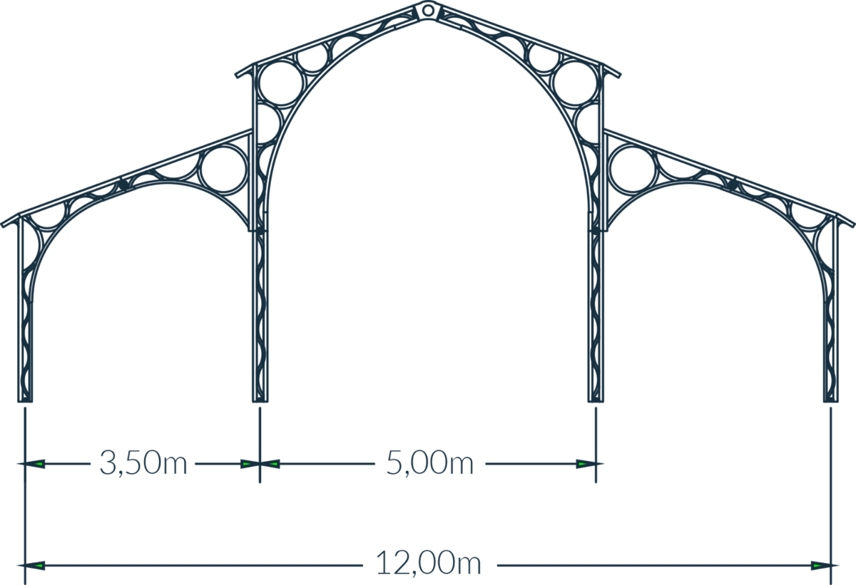 EMC Glass Marquee Diagram - Size 3
