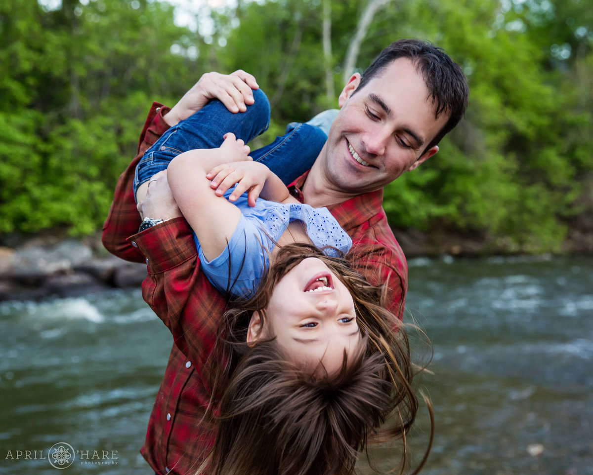 Golden Family Photography at Clear Creek in Colorado