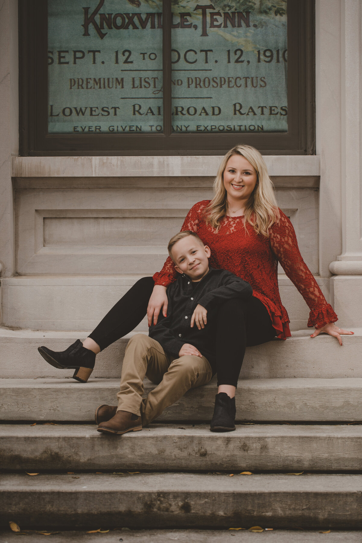 modern family photography in Knoxville