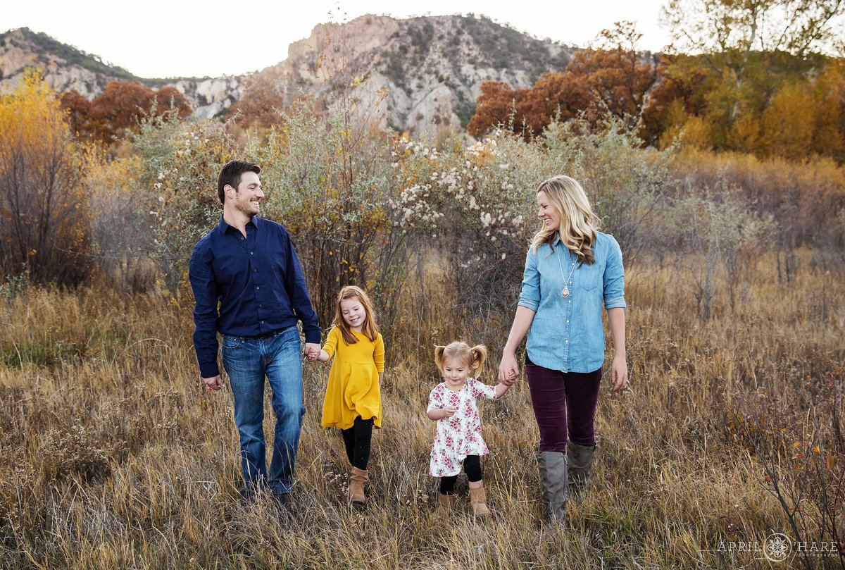 Glenwood Springs Colorado Family Photos During Fall