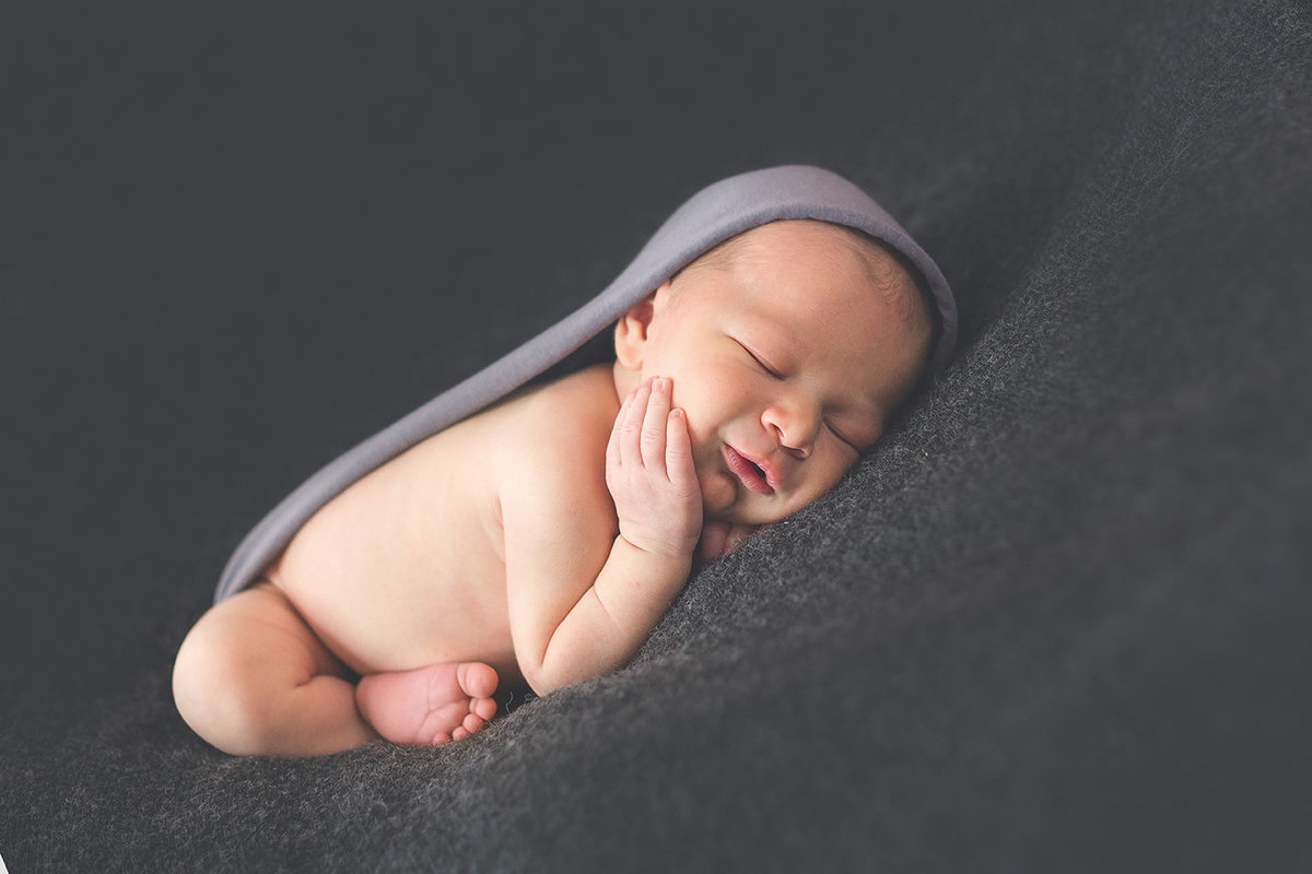 Fine art newborn portrait by Plume Designs & Photography