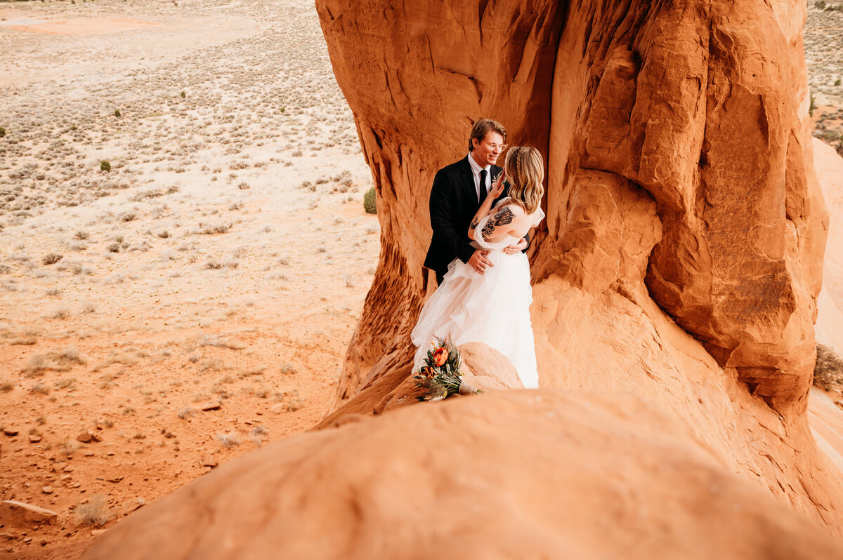 MOAB Utah Dead Horse State Park Elopement and Wedding Photographer