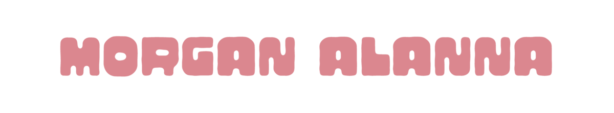 Pink logo that says Morgan Alanna