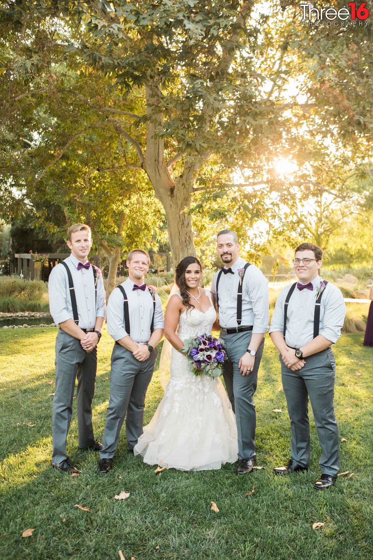Bride and the Groomsment