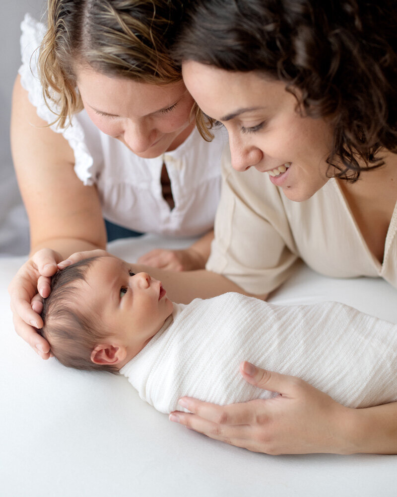 Newborn session with parents