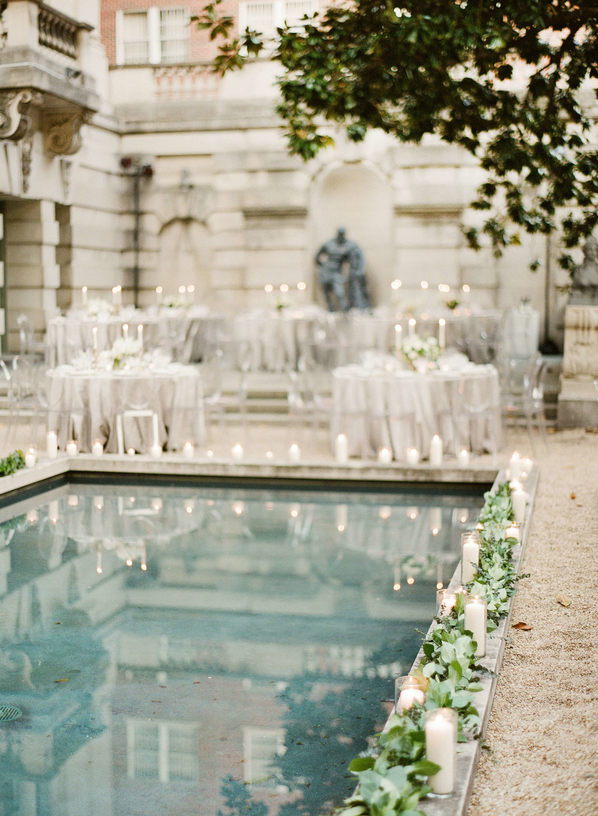 35-KTMerry-wedding-reception-outdoor-reflecting-pool