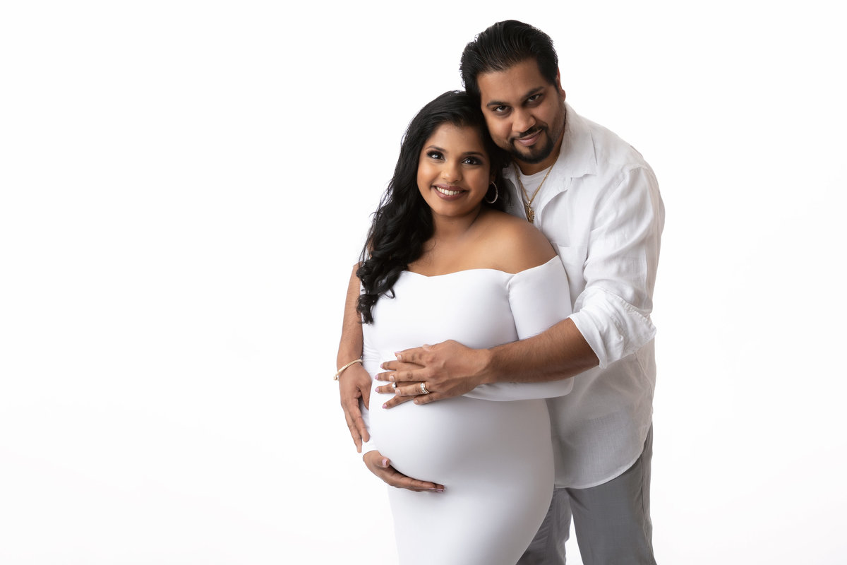 Couple expecting their first child