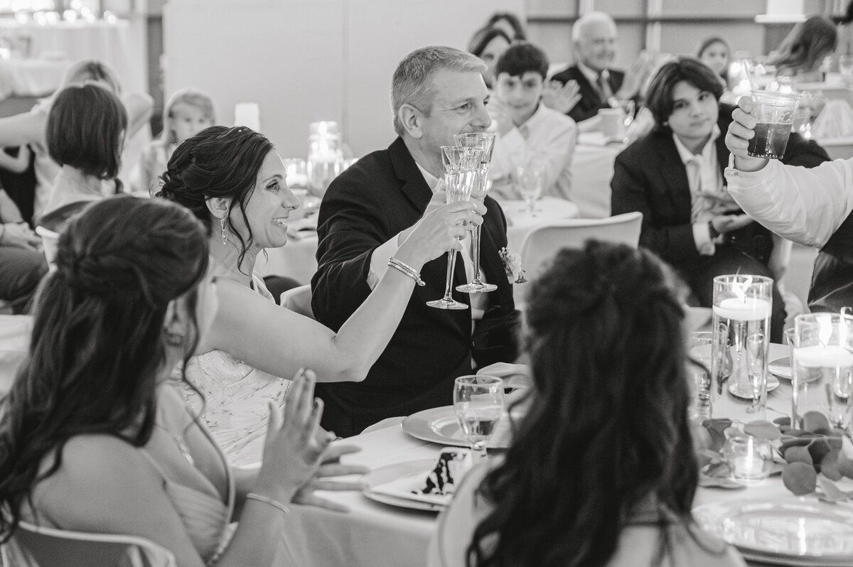 wedding day toasts at AKRS Champion Club